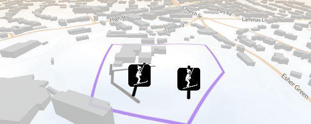 Piste map of the resort Sandown Sports