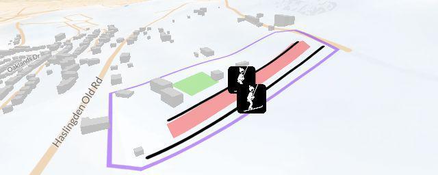 Piste map of the resort Ski Rossendale