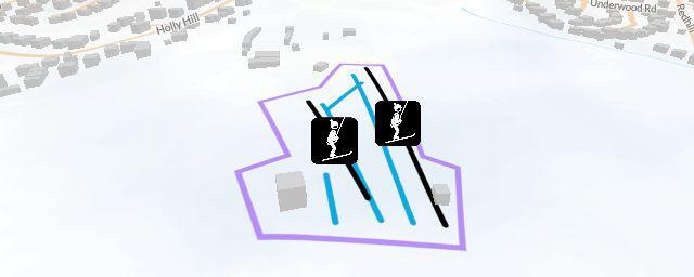 Piste map of the resort Southampton Alpine Centre