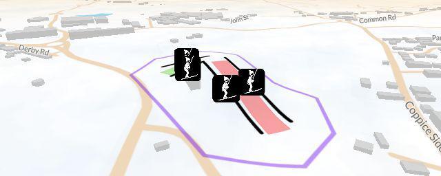 Piste map of the resort Swadlincote Ski Slope