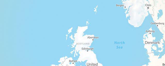 Piste map of the region Scotland