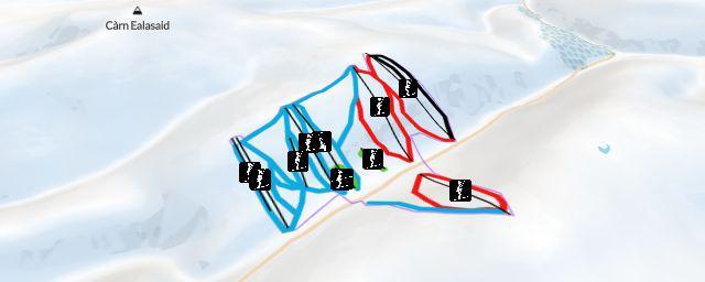 Piste map of the resort Lecht 2090