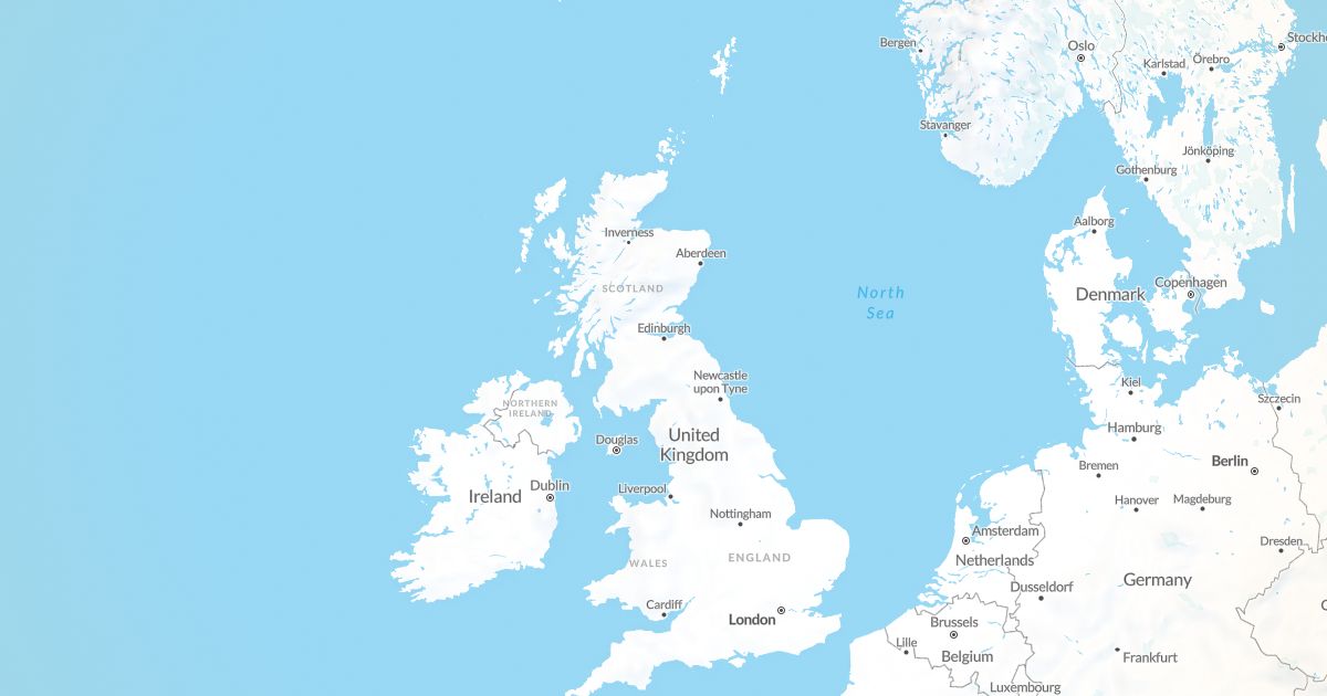 Map of United Kingdom