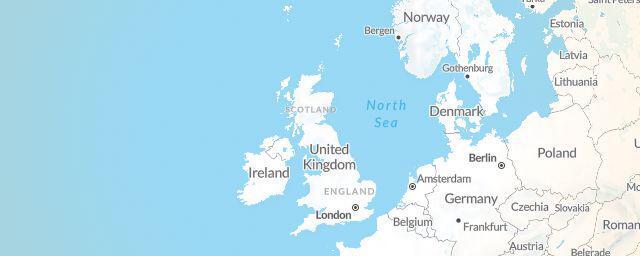 Piste map of the region Wales