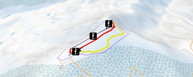 Piste map of the resort Lailias Ski Centre