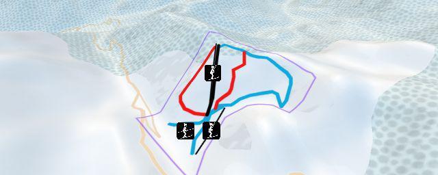 Piste map of the resort Mainalo