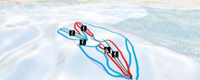 Piste map of the resort Seli