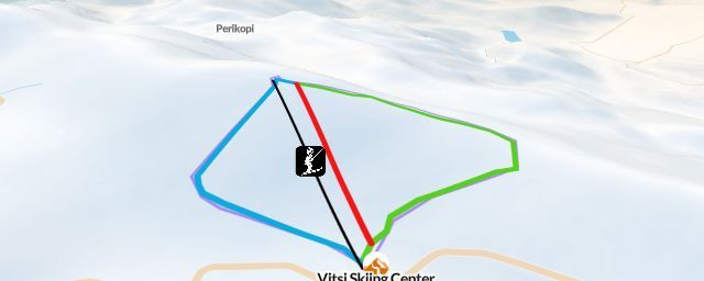 Piste map of the resort Vitsi Skiing Center