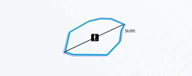 Piste map of the resort Sisismut Solbakken