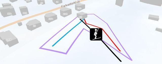 Piste map of the resort Fogarasi Síiskola