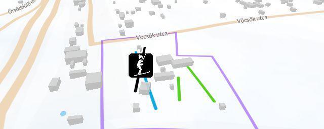 Piste map of the resort FreeRide Club síiskola és pálya