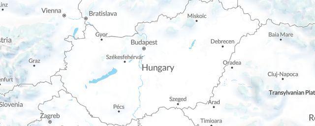 Piste map of the region Hungary