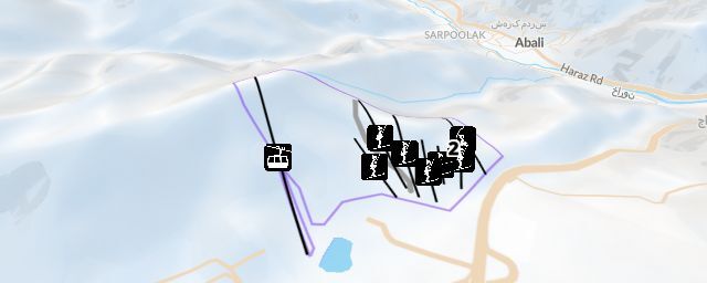 Piste map of the resort Abali Ski Resort