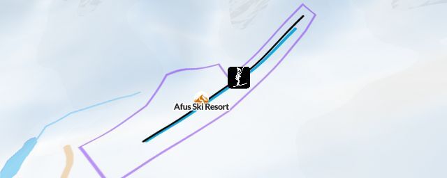 Piste map of the resort Afus Ski Resort