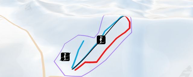 Piste map of the resort Fereydunshahr Ski Resort