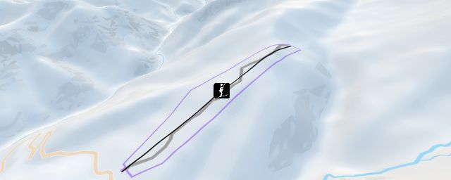 Piste map of the resort Khor Ski Resort