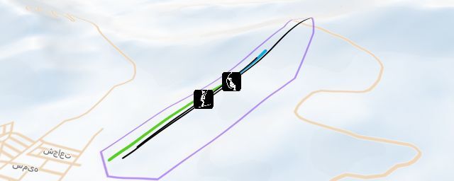 Piste map of the resort Nesar Ski Resort