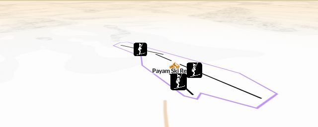 Piste map of the resort Payam Ski Resort
