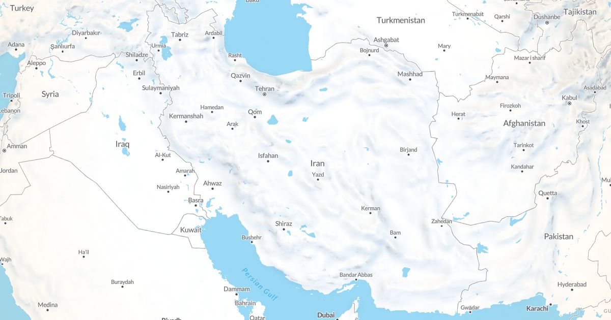 Map of Iran