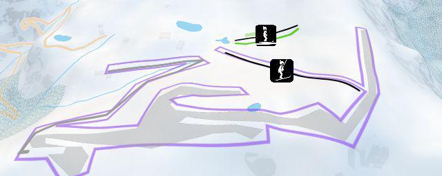Piste map of the resort Piani dell'Avaro