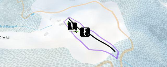 Piste map of the resort Alpe Cainallo