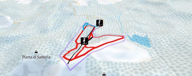 Piste map of the resort Area Sciistica Ventasso Laghi