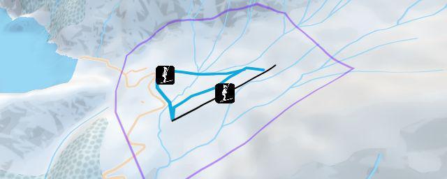 Piste map of the resort Cheggio