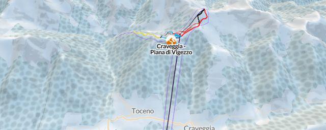 Piste map of the resort Craveggia - Piana di Vigezzo