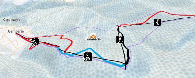 Piste map of the resort Gambarie