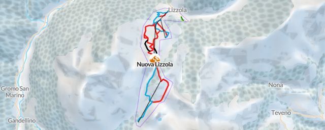 Piste map of the resort Nuova Lizzola