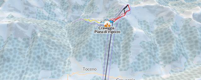 Piste map of the resort Piana di Vigezzo