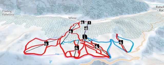 Piste map of the resort Ratschings-Jaufen