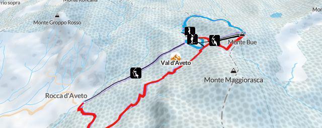 Piste map of the resort Val d'Aveto