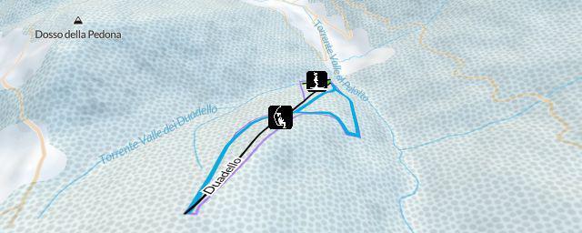 Piste map of the resort Val Palot