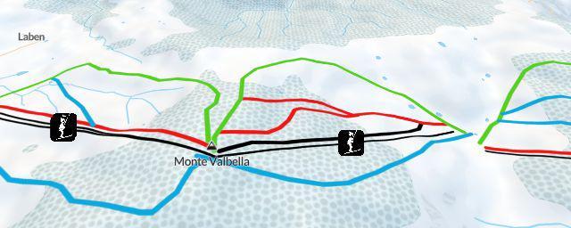 Piste map of the resort Valbella Ski Area