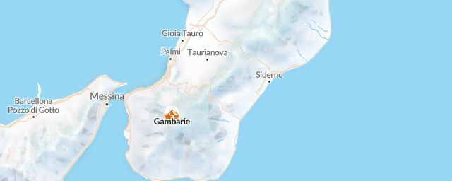 Piste map of the region Reggio Calabria