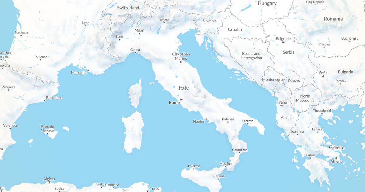 Map of Italy