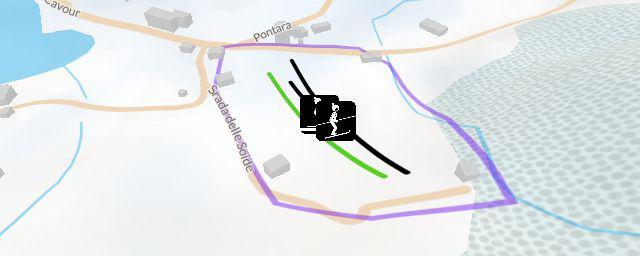 Piste map of the resort Pradis_ci
