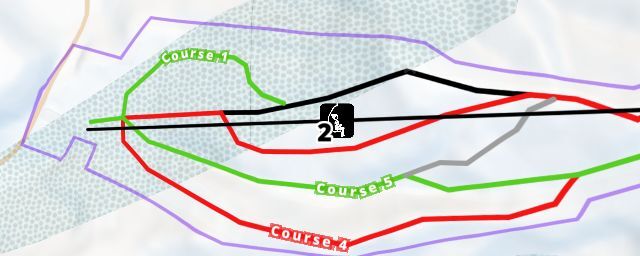 Piste map of the resort Abashiri Lake View Ski Resort