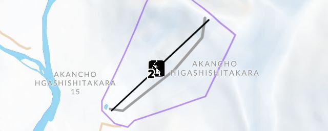 Piste map of the resort Akan Royal Valley