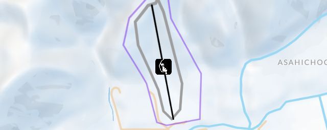 Piste map of the resort Asahi Ski Area