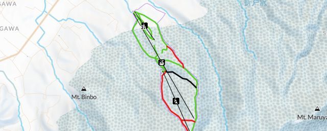 Piste map of the resort Hakodate Nanae Snowpark