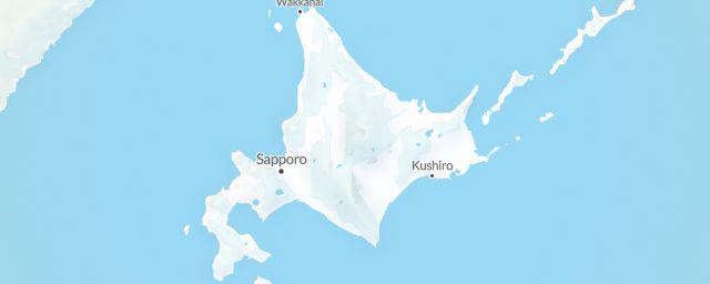 Piste map of the region Hokkaido