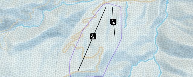 Piste map of the resort Nukabira Gensenkyo Ski Area
