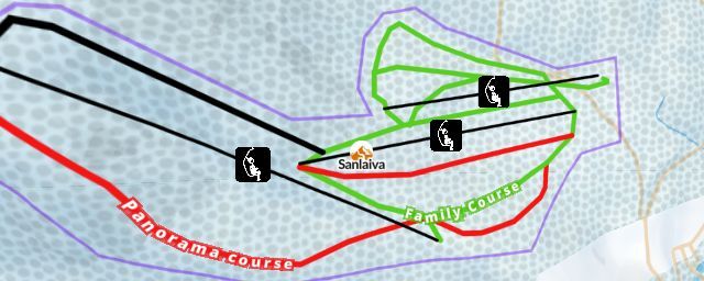 Piste map of the resort Sanlaiva