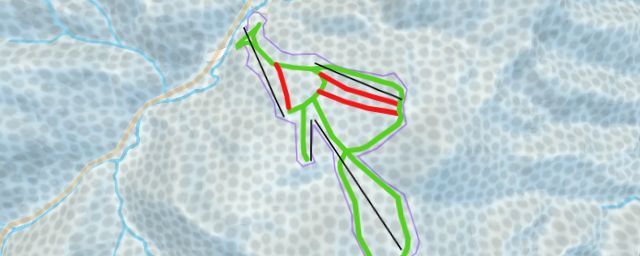 Piste map of the resort Aizu Kogen Takahata
