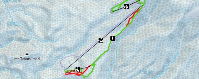 Piste map of the resort Ani Ski Resort (Mt. Moriyoshi)