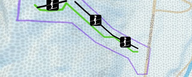 Piste map of the resort Ani Yuguchinai Ski Area
