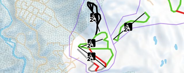 Piste map of the resort Fujiwara Snow&Spa Resort