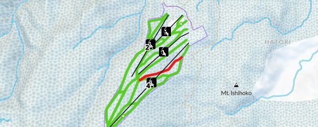 Piste map of the resort Grandee Hatoriko Ski Resort
